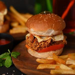 Crispy Fried Chicken Burger Combo