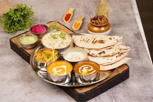 Premium Choice Of Bread Thali - Serves 1