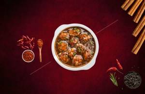Vegetable Ball In Manchurian Sauce