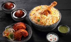 Special Chicken Biryani With Chicken Kasha (2pcs)