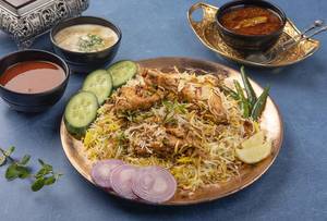 Hyderabadi Chicken Biryani (half) [bogo]