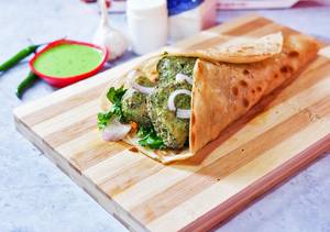 Chicken Hariyali Kebab Roll