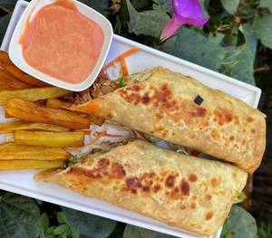 Veg Keema Roll
