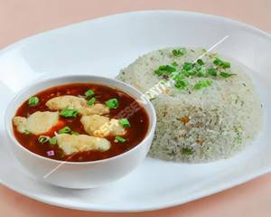 Chicken Manchurian Rice
