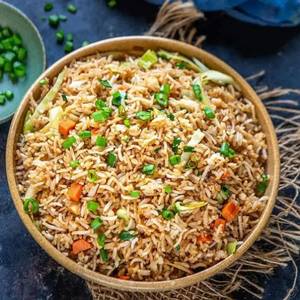 Veg Fried Rice With Chilli Chicken  Manchurian