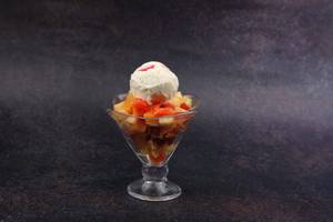 Fruit Salad With Ice Cream