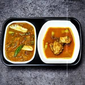 Chicken sambar rice