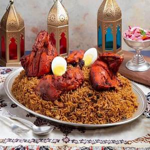 Chicken Kepsa Chilly Rice