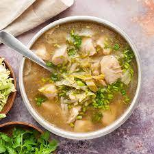 Lemon coriander soup chicken