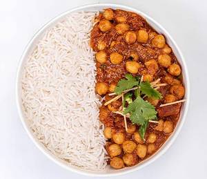 Chhole +chawal
