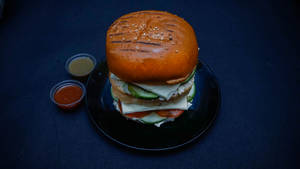 Chicken Burger With Cheese 
