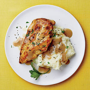 Grilled Chicken With Mashed Potato