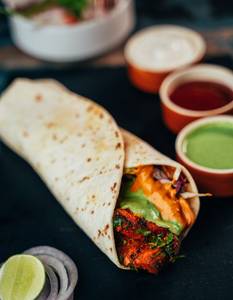 Paneer Tikka Kathi Roll