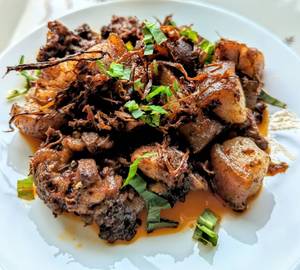 Pork With Dry Bamboo Shoot