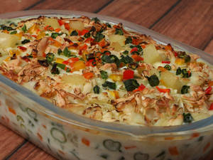 Baked Veg with Cheese