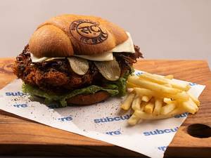 Lemon Pepper Chicken Burger