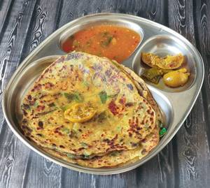 Methi Paratha + Aloo Sabji Combo