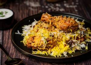 Hyderabadi chicken dum biryani