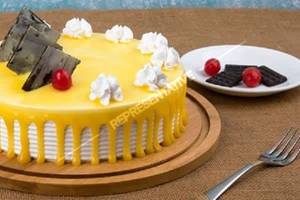 Eggless Pineapple Cake