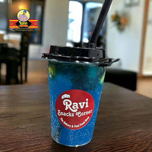 Blue Lagoon Mocktail