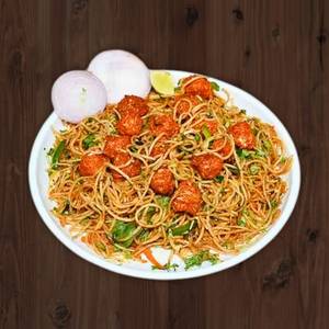 Veg Manchurian Noodles