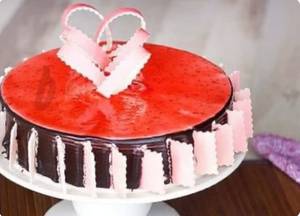 Strawberry chocolate Cake
