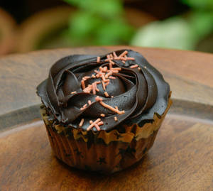 Chocolate Cup Cake With Eggless