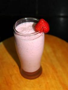 Strawberry milkshake