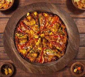 8''Peppy Panner Ultra Thin Wheat Base Cheese Burst Pizza (Zero Maida)