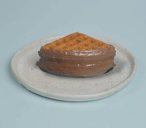 Butterscotch Dots Waffle