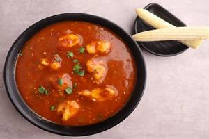 Baby Corn Schezwan Gravy
