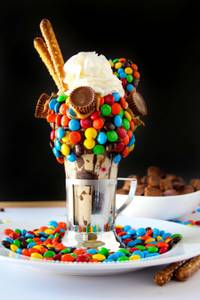 Gems Chocolate Milkshake