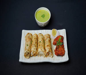Mutton Tikka Roll