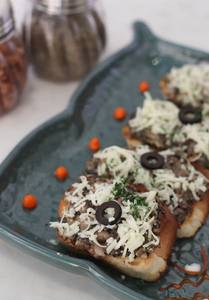 Cream Mushroom Bruschetta