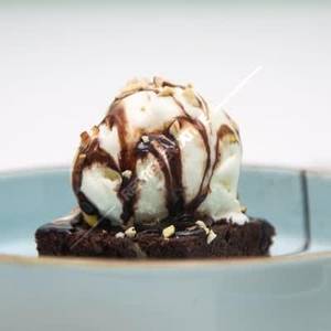 Brownie and Ice Cream