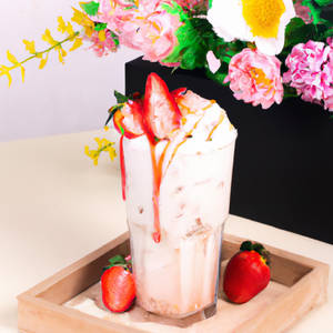 Strawberry With Icecream