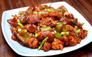 Mushroom chilli