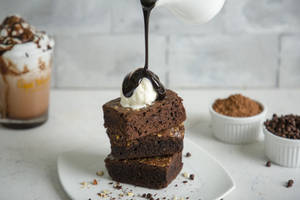Eggless Brownie