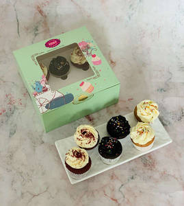 Assorted Cup Cake Box (6pc)