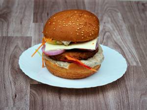 Crispy Paneer Burger  