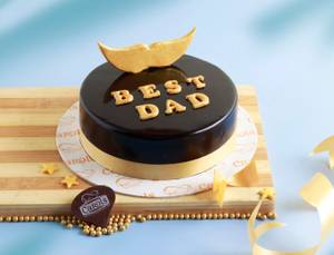 Father's Day Special Best Dad Chocolate Truffle Cake [500 Grams]