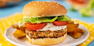 Chicken Burger with Cheese