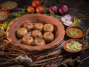 Super Jumbo Ghee Litti [4 Plate]