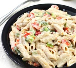 Veg Italiano White Sauce Pasta