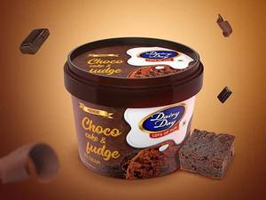 Choco Cake & Fudge Premium Ice Cream Tub 480ml
