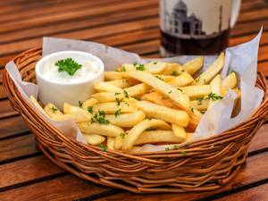 French Fries with Tartar Sauce