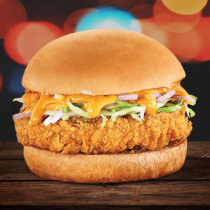 Honey Mustard Crispy Veg Burger