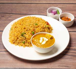 Veg. Biryani &  Paneer Butter Masala