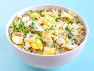 Triple Egg Fried Rice.