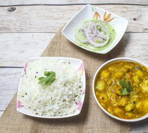 Aloo Subzi + Rice